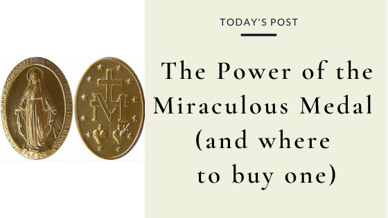 Miraculous medal necklace deals meaning
